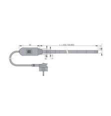 Resistencia con interruptor ON/OFF EHNSI 400 W.