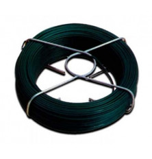 Alambre atar plastif. verde 1,5 mm. (Rollo 50 mt.)