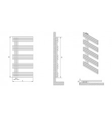 Toallero VERONA 1200x500