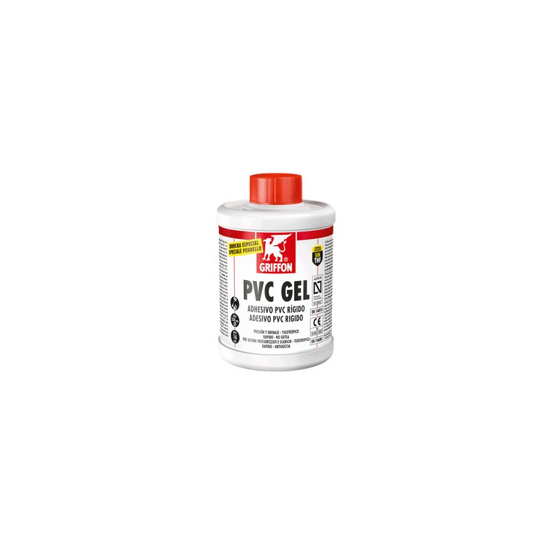 Adhesivo PVC Rígido GRIFFON PVC GEL 1 L.