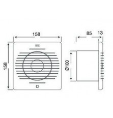 Extractor Helicoidal Horoz 100