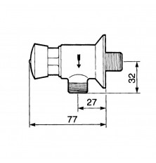 Grifo Temporizado Urinario Presto 12-A