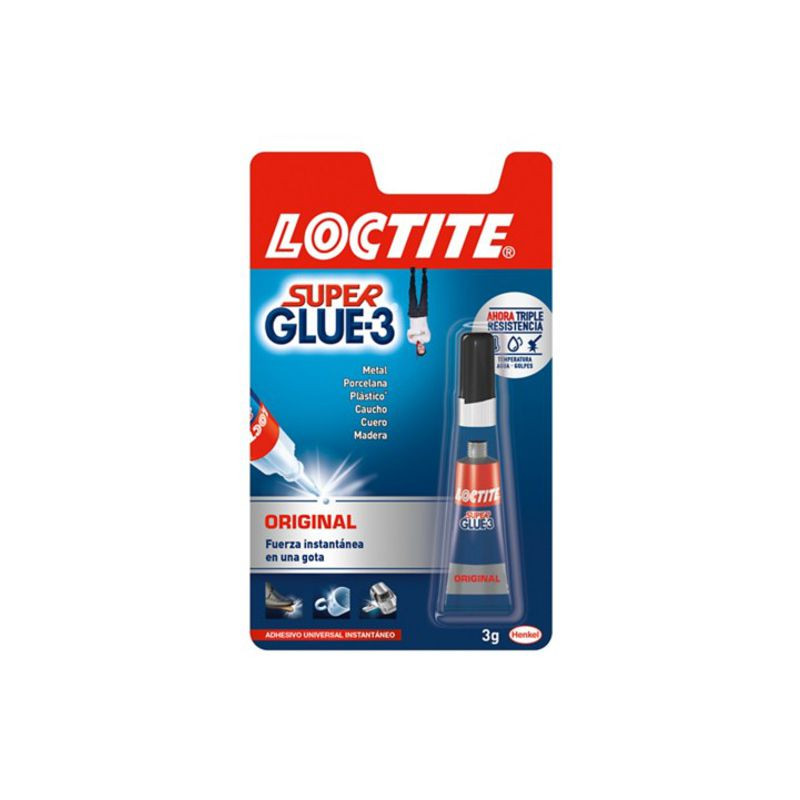 Adhesivo Loctite Super Glue-3 Líquido Original 3g 2056040