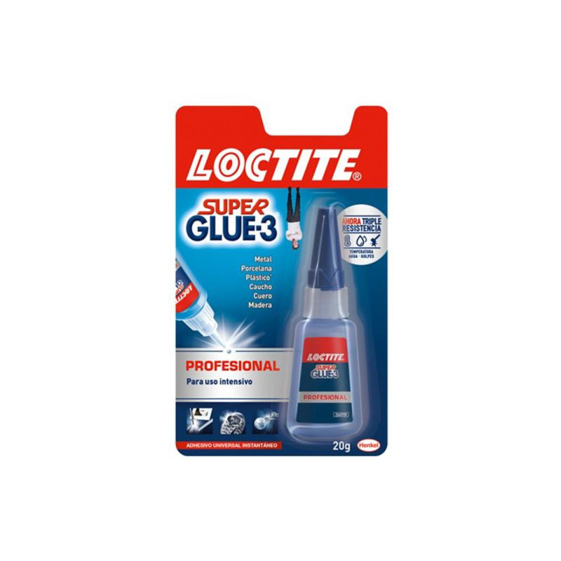 Adhesivo Loctite Super Glue-3 Líquido Profesional 20g
