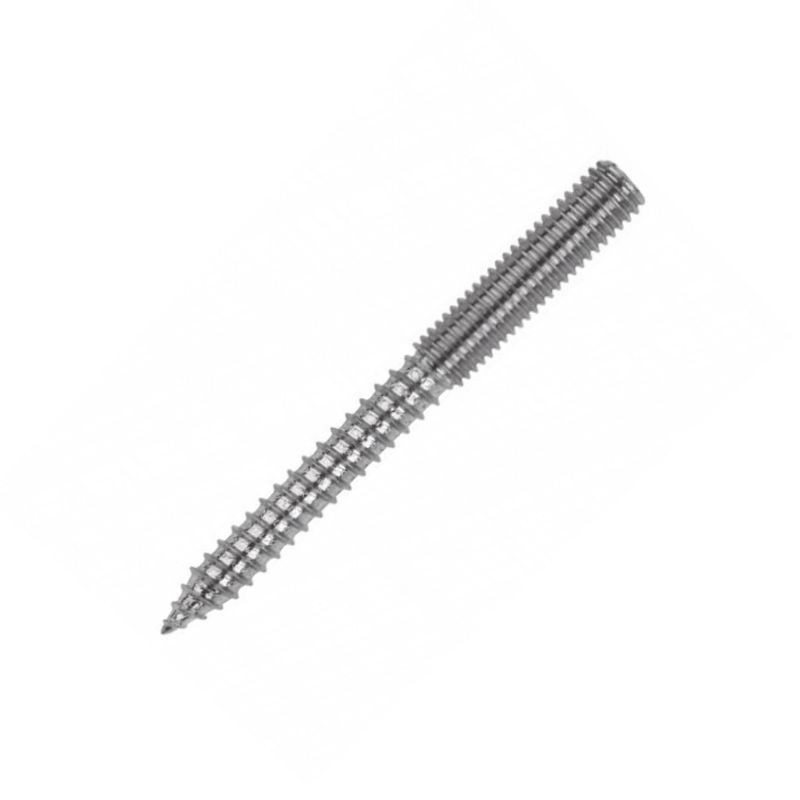 Tirafondo Doble Rosca Inox M8x50 Tirafondo Doble Rosca Inox M8x50