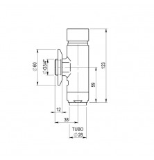 Fluxor Temporizado Inodoro Presto XT I