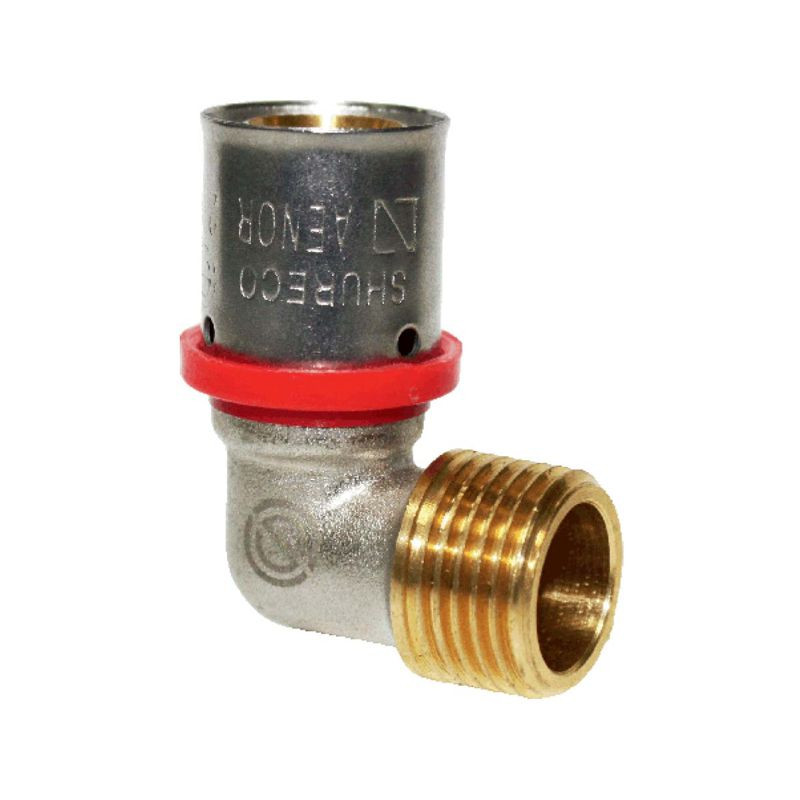 Codo 90º Rosca Macho Pressfitting Multicapa