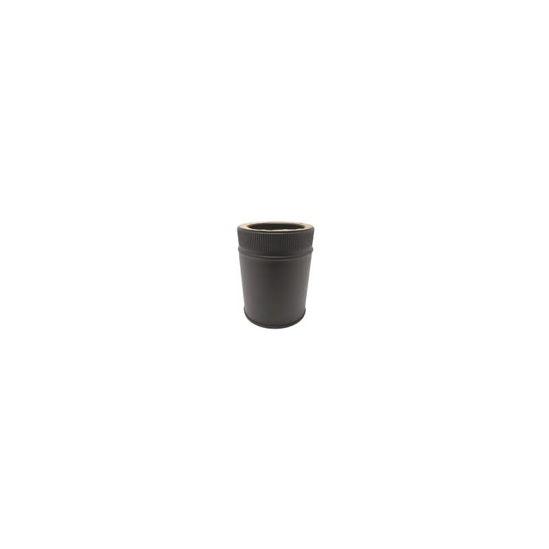 Adaptador Acero Negro Mate SW-LE a Inox Doble Pared DW