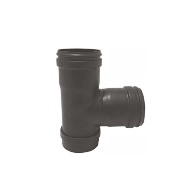 Te 90º Acero Vitrificado Negro Mate SWJ VT