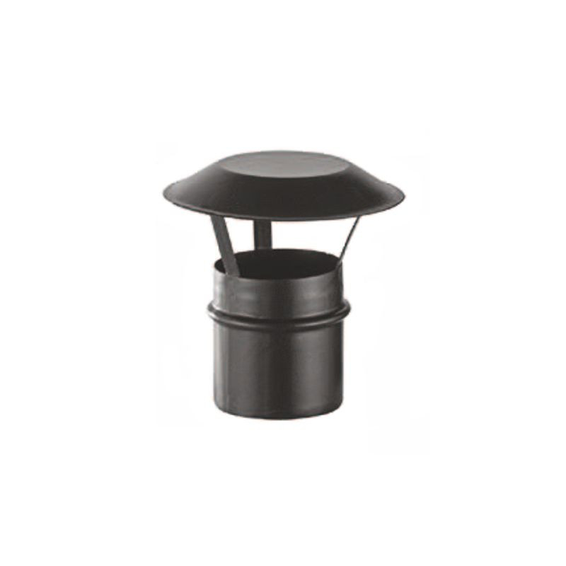 Sombrerete Acero Vitrificado Negro Mate SWJ VT