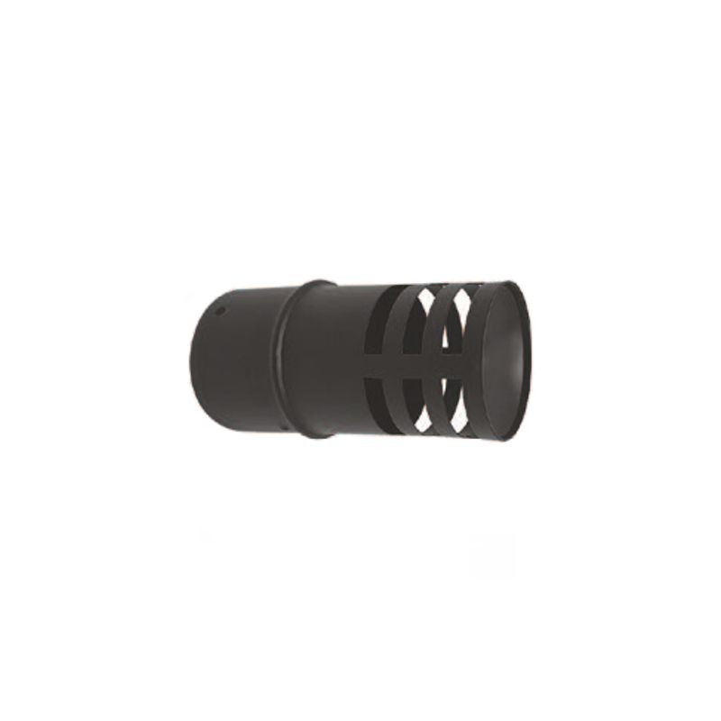 Terminal Horizontal Acero Vitrificado Negro Mate SWJ VT