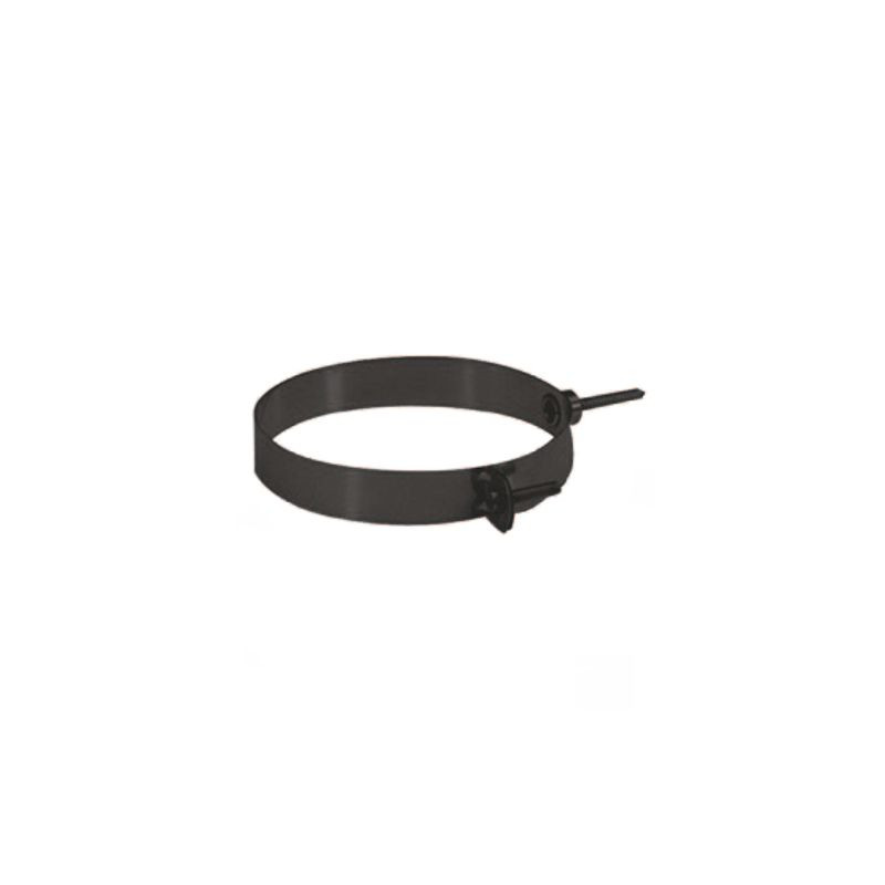 Brida Pared Acero Vitrificado Negro Mate SWJ VT