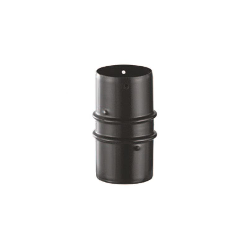 Manguito Macho-Macho Acero Vitrificado Negro Mate SWJ VT