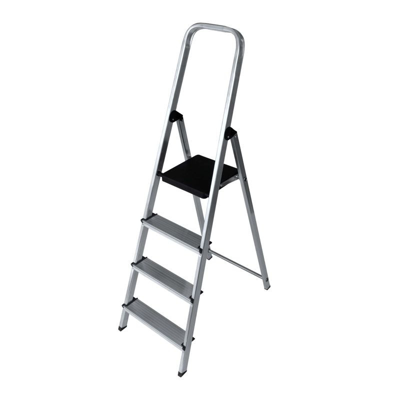 Escalera 5 Peldaños Aluminio - Masonline - Más Online