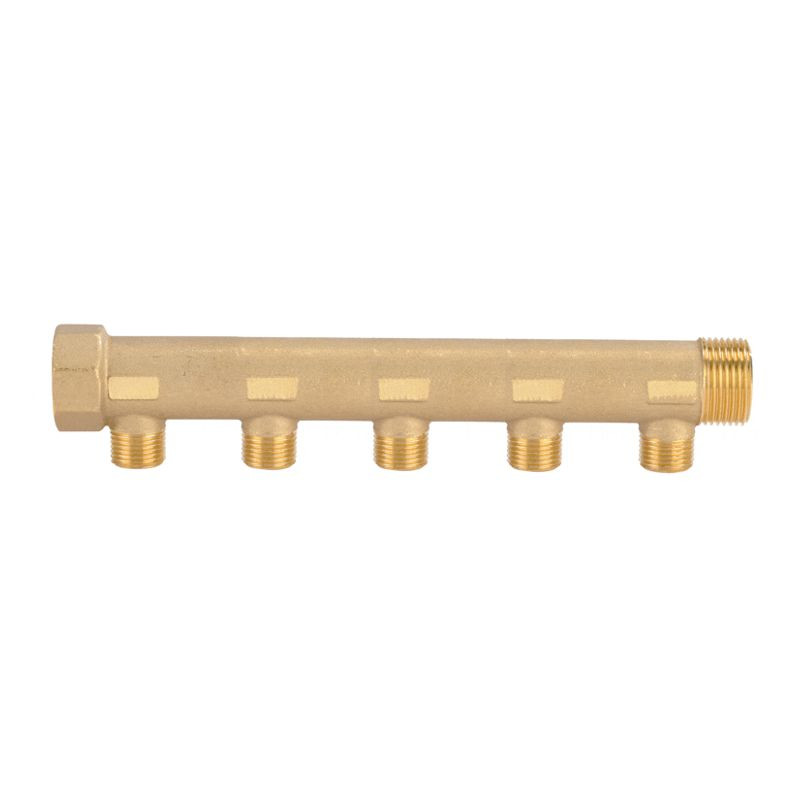 Colector Modular Latón 1" 5 Vías 1/2"