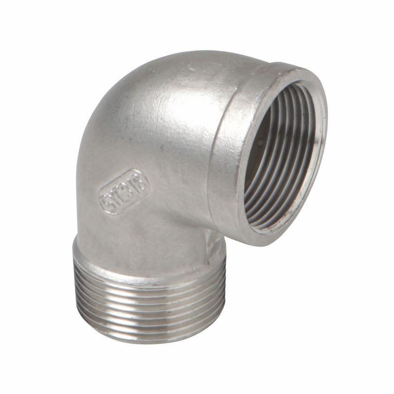 Codo Inox 90º Macho-Hembra