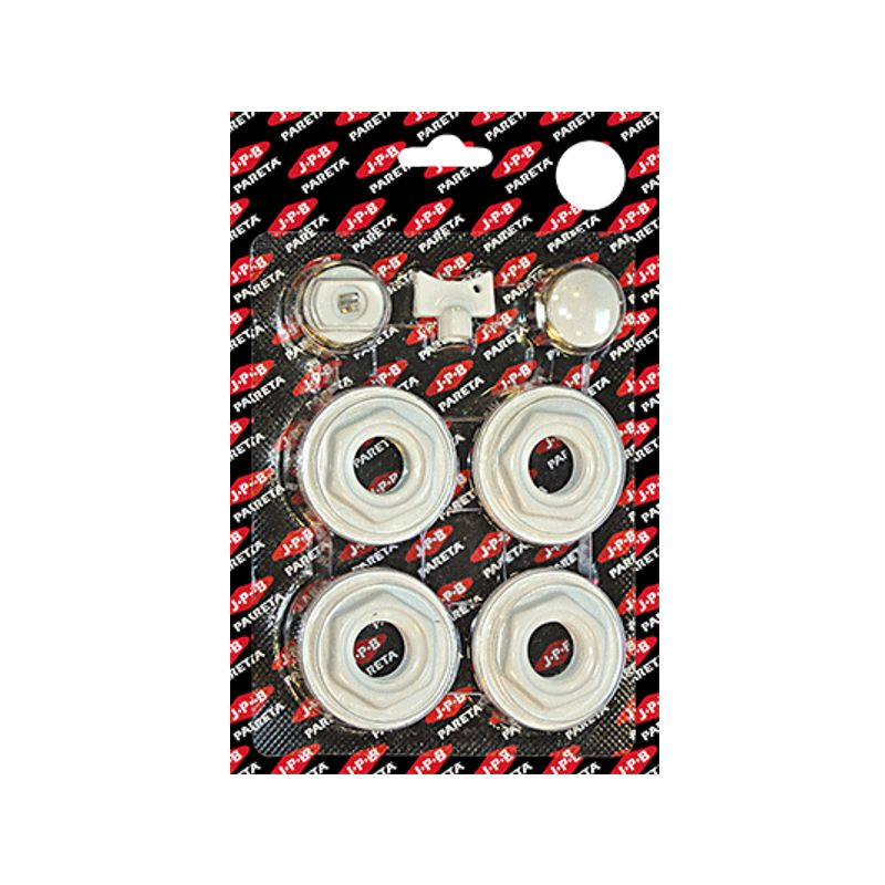 Blister Tapones Radiador 1" Blanco